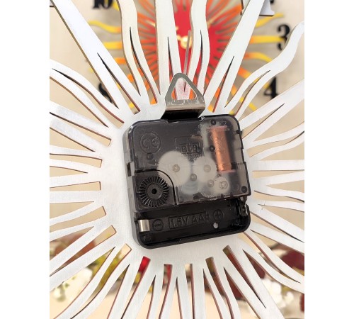 Настенные часы "Солнце" 27 см, бесшумный механизм