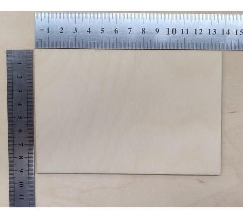 Набор для выжигания и творчества: 5 березовых фанерных дощечек 9x13.5 см толщина 3 мм (ФК, Россия)